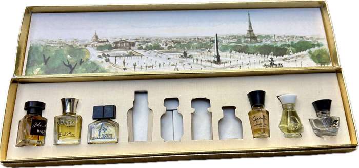 Vintage miniatures perfumes of Paris lot of 5 Les meilleors Parfume de Paris