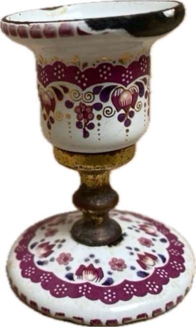 Vintage Studio Steinbock Austria  enamel candleholder