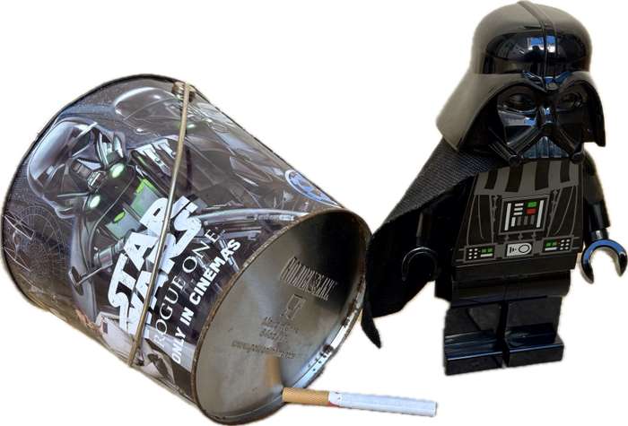 Stormtrooper Darth Vader Lego  torch Star Wars popcorn bucket rogue one pair
