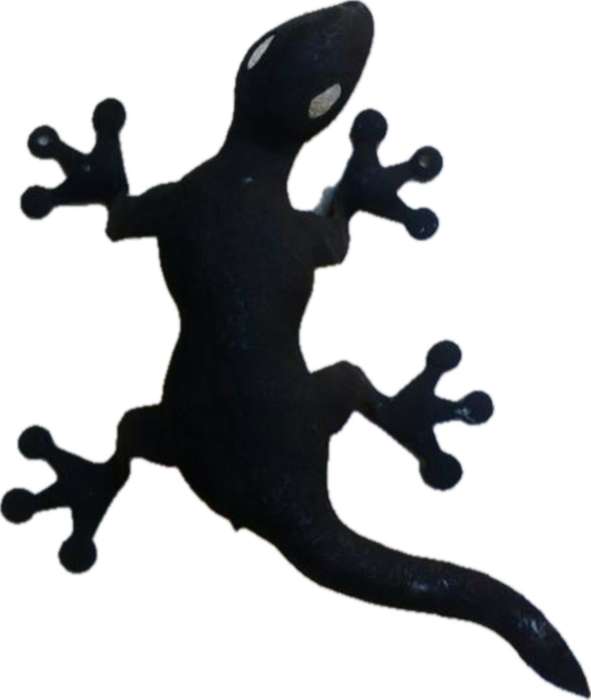 wall light lizard matt black mettalic