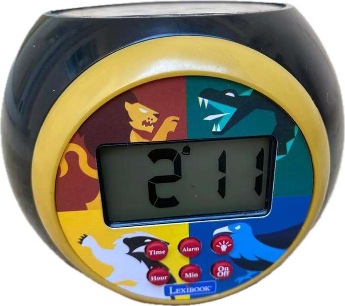 Lexibook Children's Projector Alarm Clock with TimerLCD ScreenHarry Potter