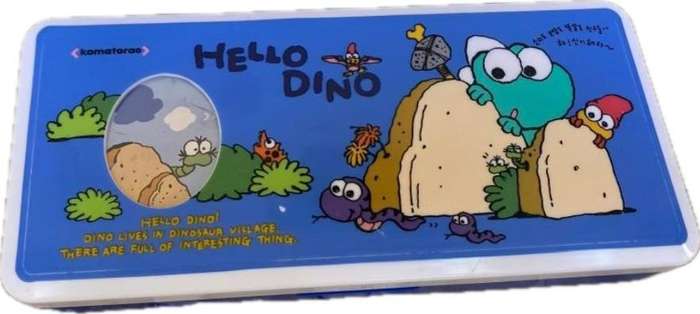 Hello Dino pencil case pair Korea with pencils Korea