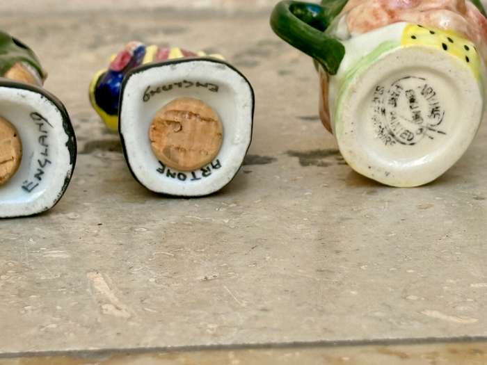 artone miniature toby jug with salt and pepper Artone character lot