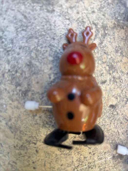 Wind up toy lot of 3 in money box