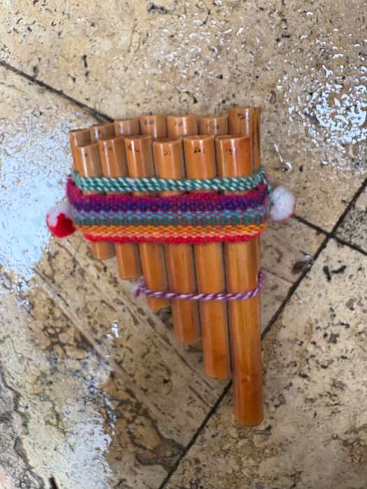 Pan flute bamboo Peru