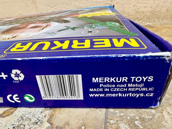 Vintage Metal construction set Merkur Flying wings,, made in CZECH REPUBLIC