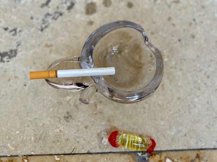 Murano sweet Murano glass Apple ashtray