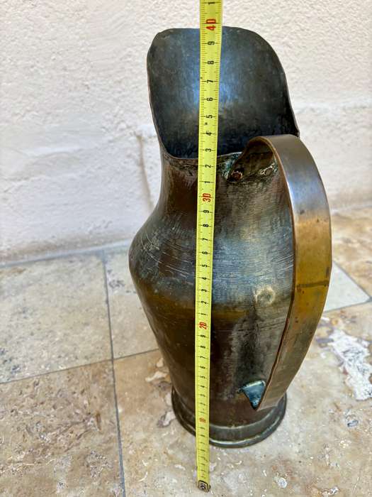 Vintage  heavy brass large water  Pitcher - 1 Gallon
