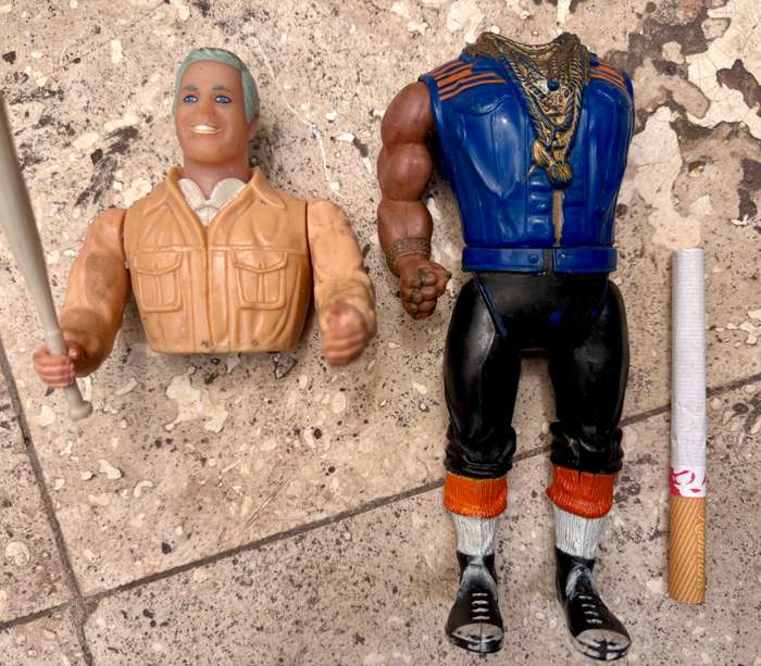 Vintage A team action figure lot  sold as spares Cannell 1983