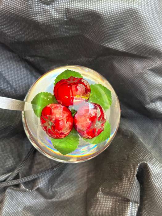 Vintage Jam jar Perspex lucite cherries