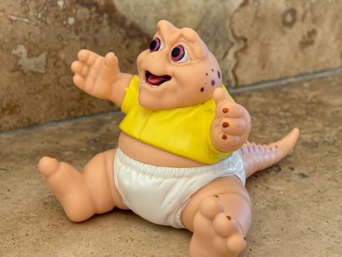 Vintage Dinosaurs Baby Sinclair Figure 1991
