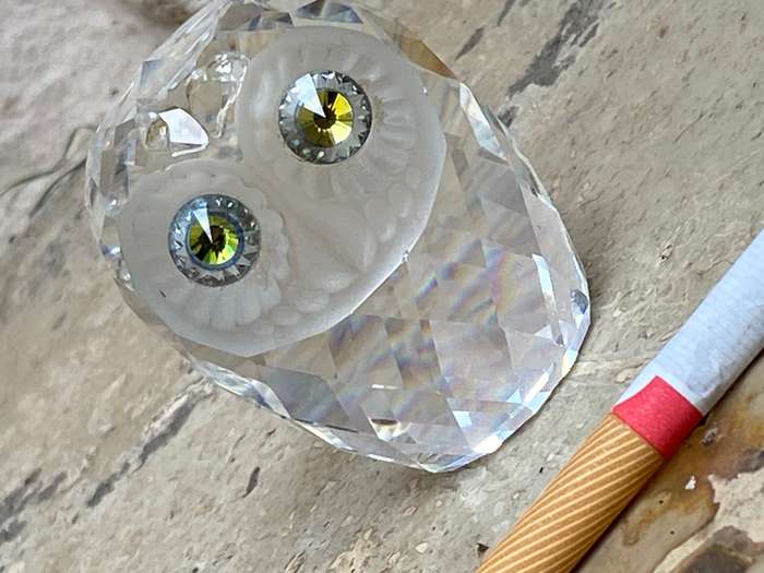 Swarovski Crystal Owl 6cm