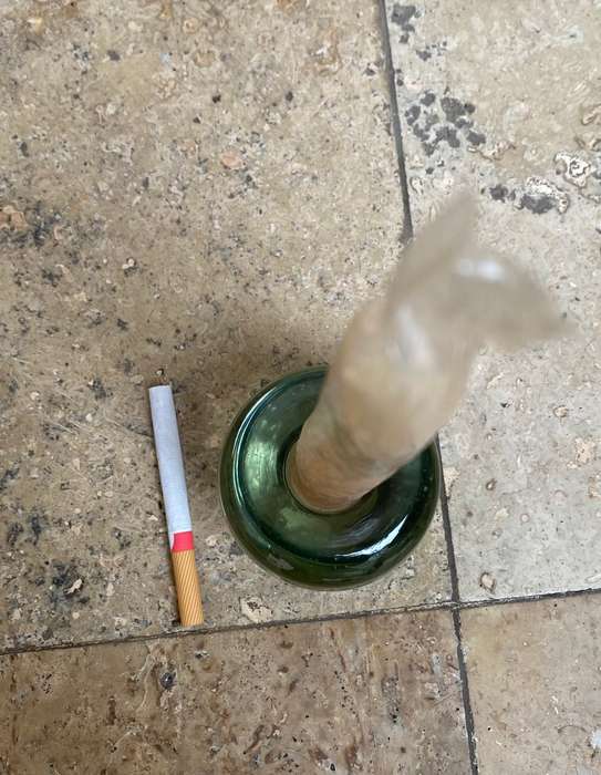 Ngwenya glass candle holder