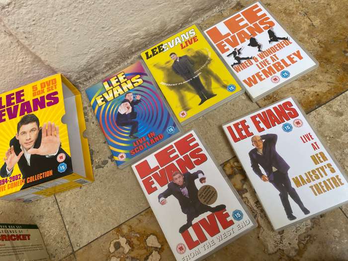 Lee Evans 5 dvd box set live comedy