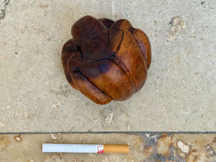 weeping Buddha wood  figure