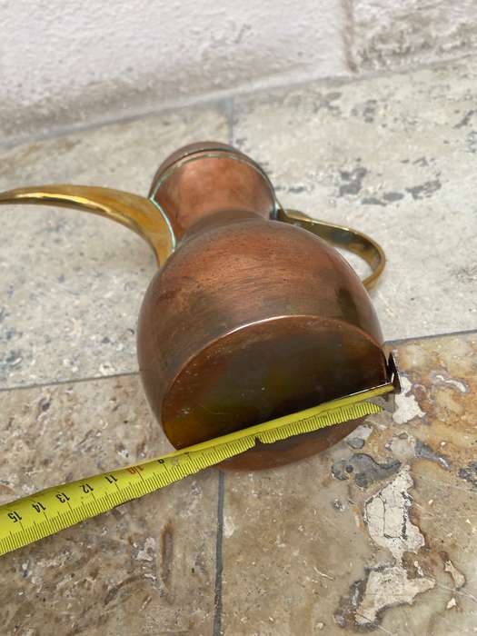 Antique Dallah copper coffee pot Arabic large