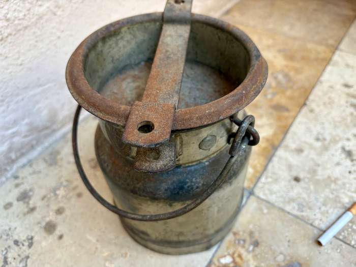 Vintage 2 gallon milk can