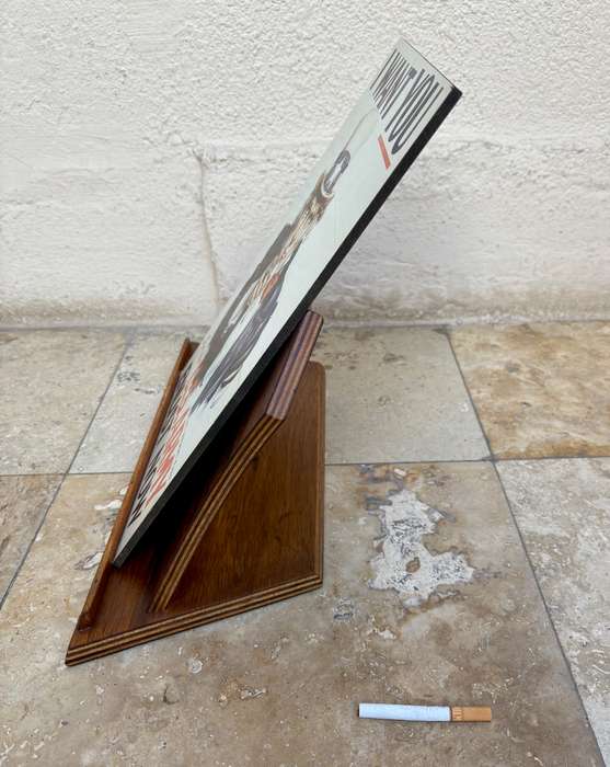 Vintage wood book stand