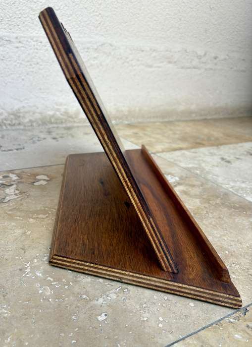 Vintage wood book stand