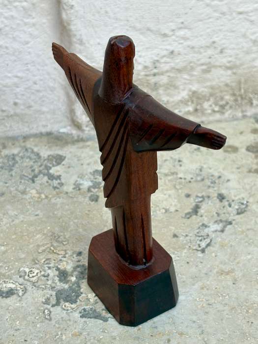Christ the redeemer wood sculpture Rio