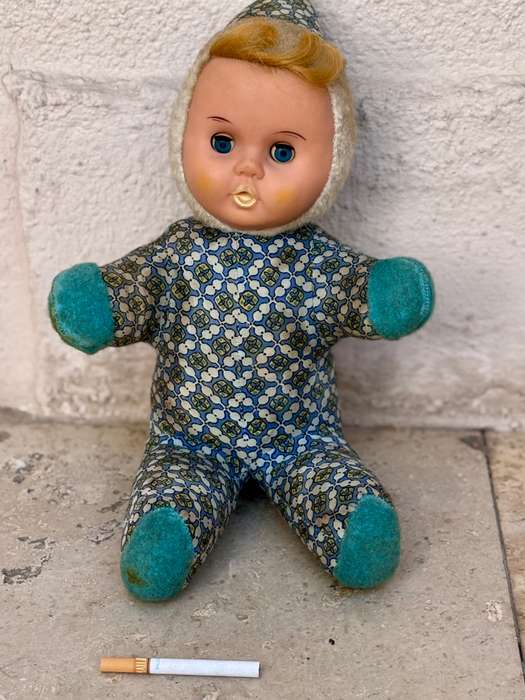 Vintage rubber face doll