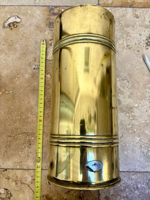 Vintage solid brass umbrella stand cane stand cckk cape town