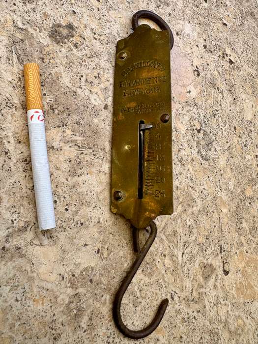 Original Vintage Chatillons balance no 2 , 1891-92 hanging scale