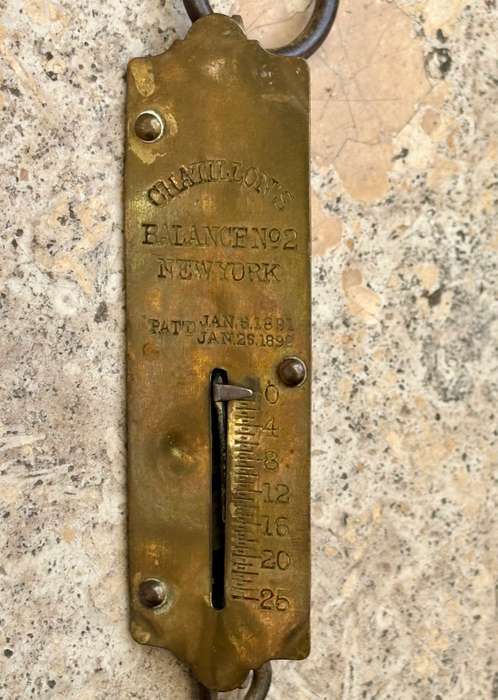 Original Vintage Chatillons balance no 2 , 1891-92 hanging scale