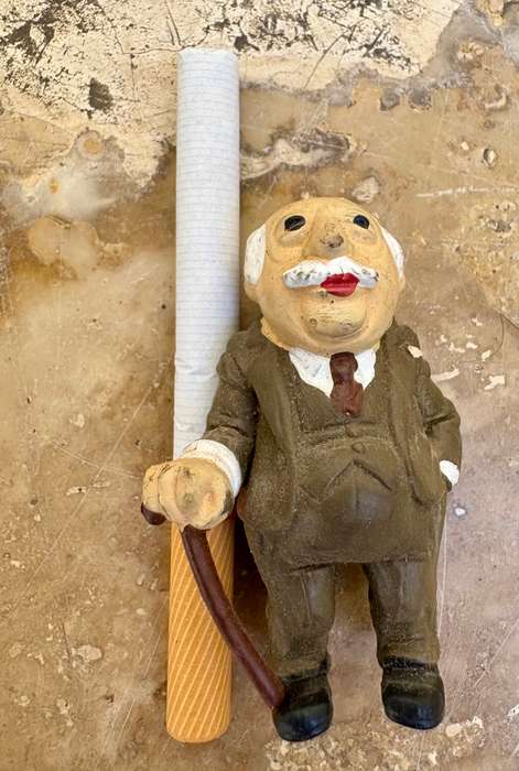 The Muppets  figure grandpa Waldorf Schleigh figurine Jim Henson tv