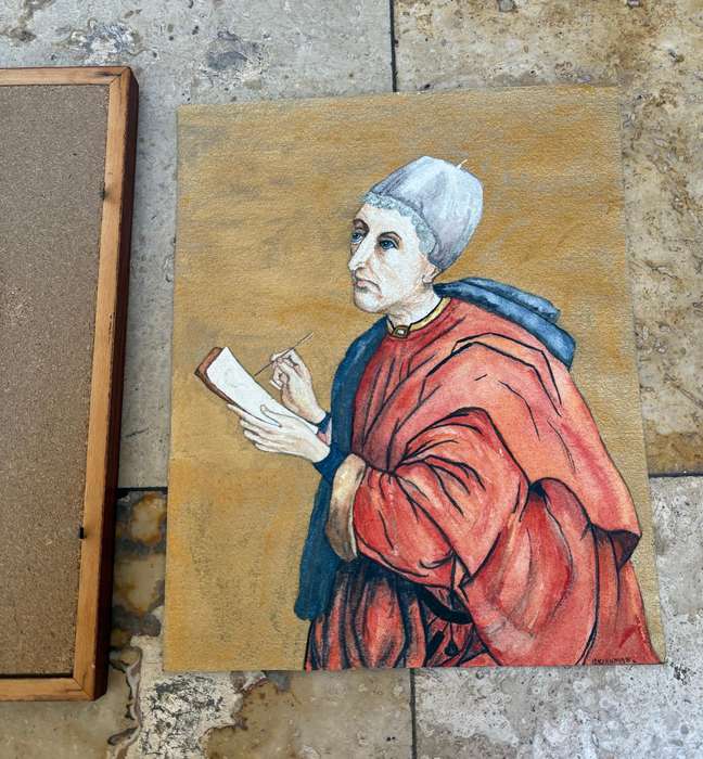 Rita Kirkman elder mother Mary pastel painting