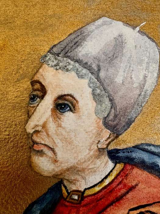 Rita Kirkman elder mother Mary pastel painting