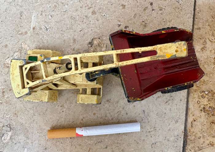 Vintage Matchbox King Size Curtiss Wright Rear Dumper, Match box jumbo crane ( TLC ) diecast pair