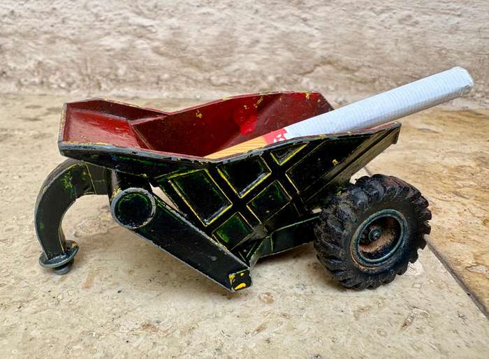 Vintage Matchbox King Size Curtiss Wright Rear Dumper, Match box jumbo crane ( TLC ) diecast pair
