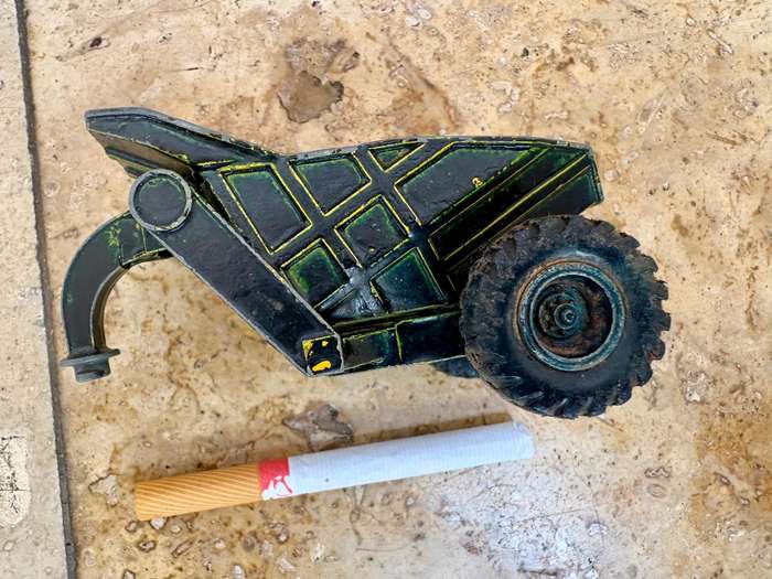 Vintage Matchbox King Size Curtiss Wright Rear Dumper, Match box jumbo crane ( TLC ) diecast pair