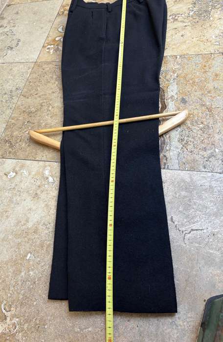 Vintage SA Navy winter uniform jacket and pants black wool 1970
