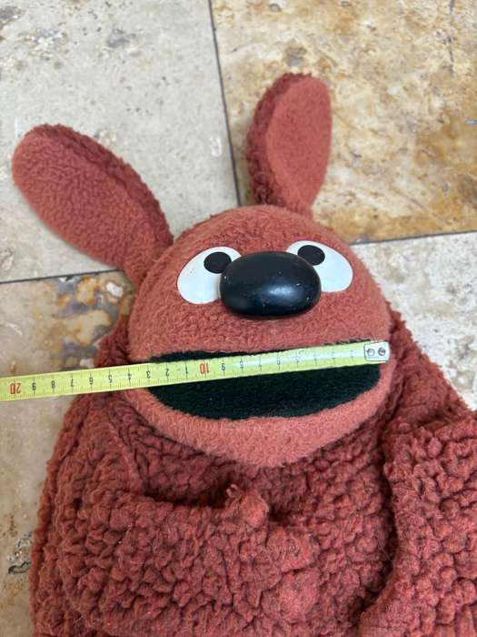 Rare Muppet Rowlf the dog hand puppet fisher price 852 Jim Henson muppets doll 1977