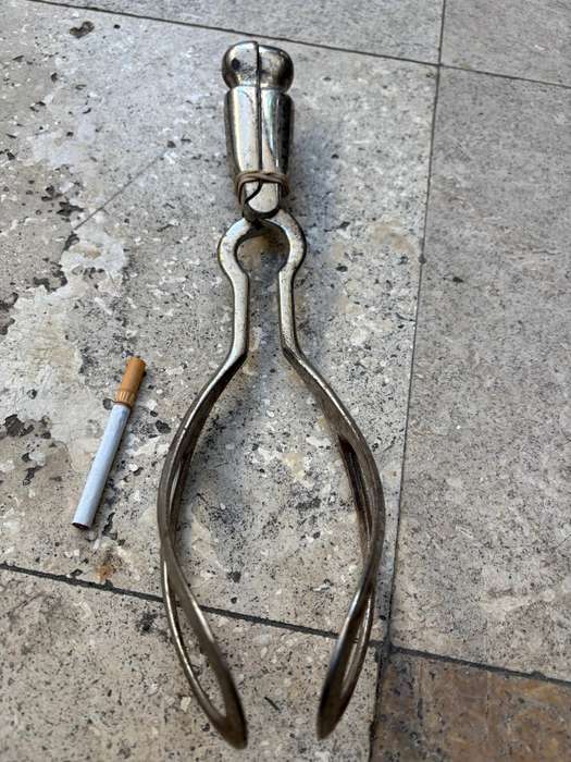 Antique birthing Forceps