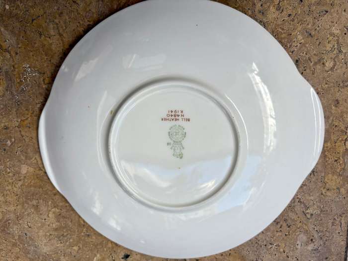 Royal Doulton Bell Heather cake plate H 4840 R 1941