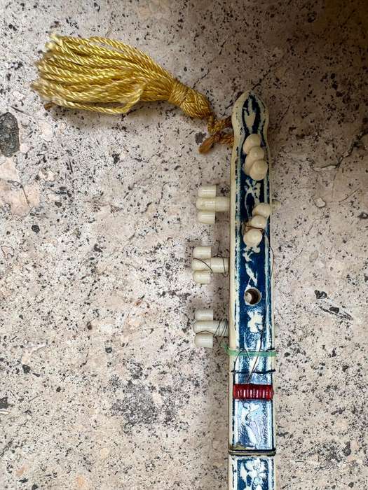Vintage Ciftel Albanian musical instrument ornament