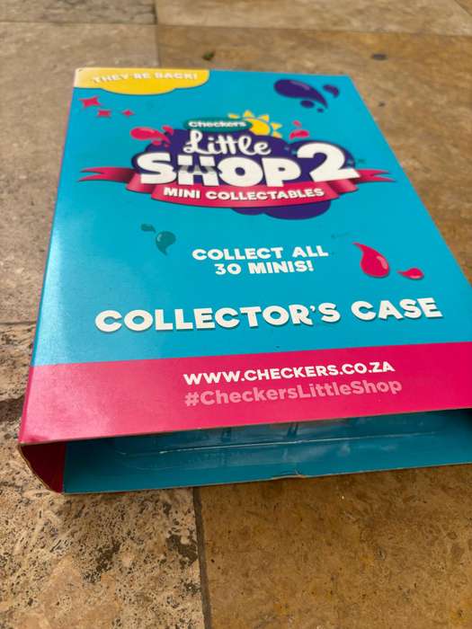 CHECKERS minis  LITTLE SHOP COMPLETE SET 2 COLLECTORS CASE  checkers mini Collectables 30 piece 2017