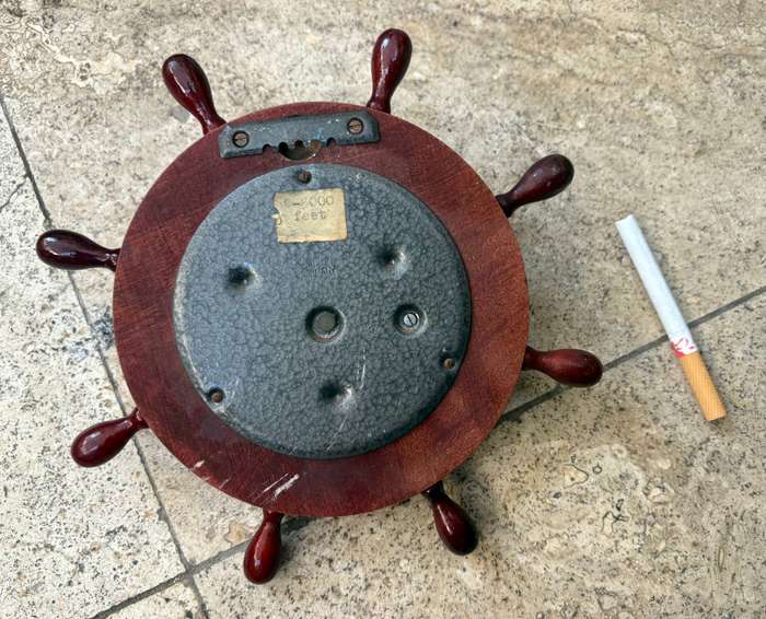 Vintage Sundo ships wheel barometer