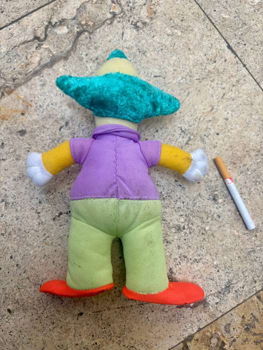 The Simpsons  plush doll of Krusty the clown