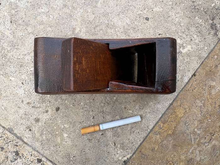 Antique wood compass plane