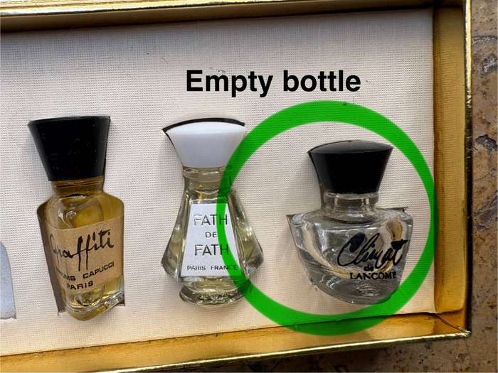 Vintage miniatures perfumes of Paris lot of 5 Les meilleors Parfume de Paris