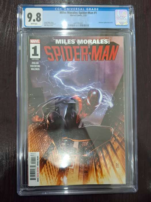 Miles Morales: Spider-man #1, CGC 9.8 graded comic book