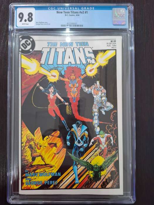 New Teen Titans #1 (1984) CGC 9.8 graded 40yr old comic