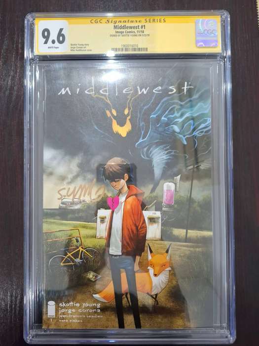 Middlewest #1 signed by Scottie Young, CGC 9.6 Graded Comic, 1st print