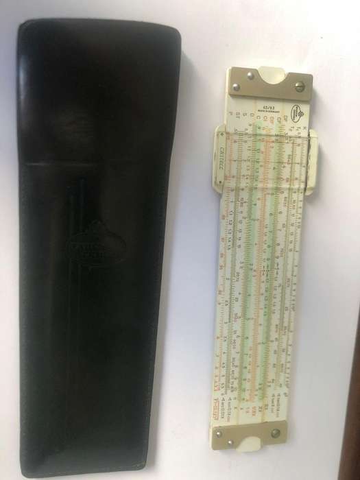FABER CASTELL 62/83 SLIDE RULE, with case