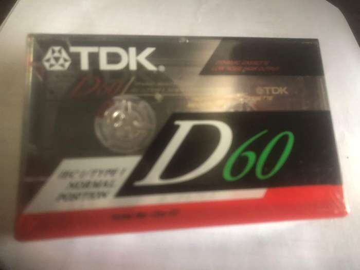 TDK D60 Blank Audio Cassette Tape - Unused and Sealed