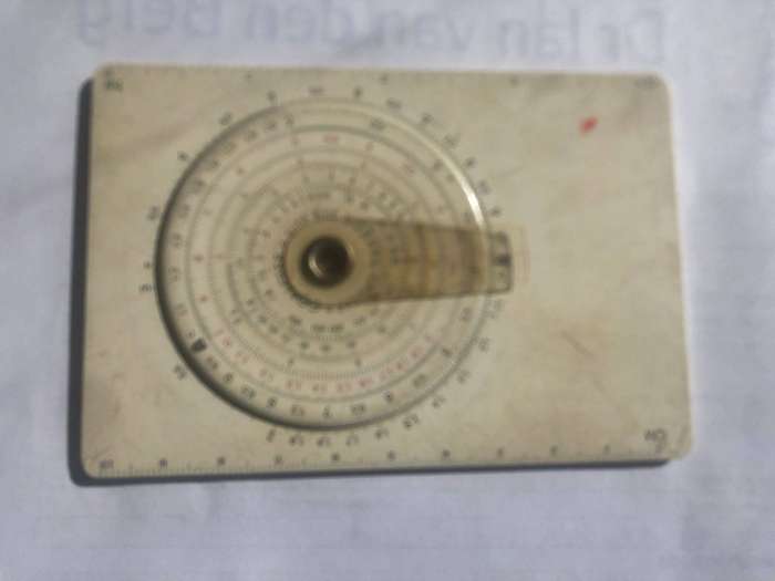 Concise Conversion Tables Circular Slide Rule Vintage Model CTCS-552